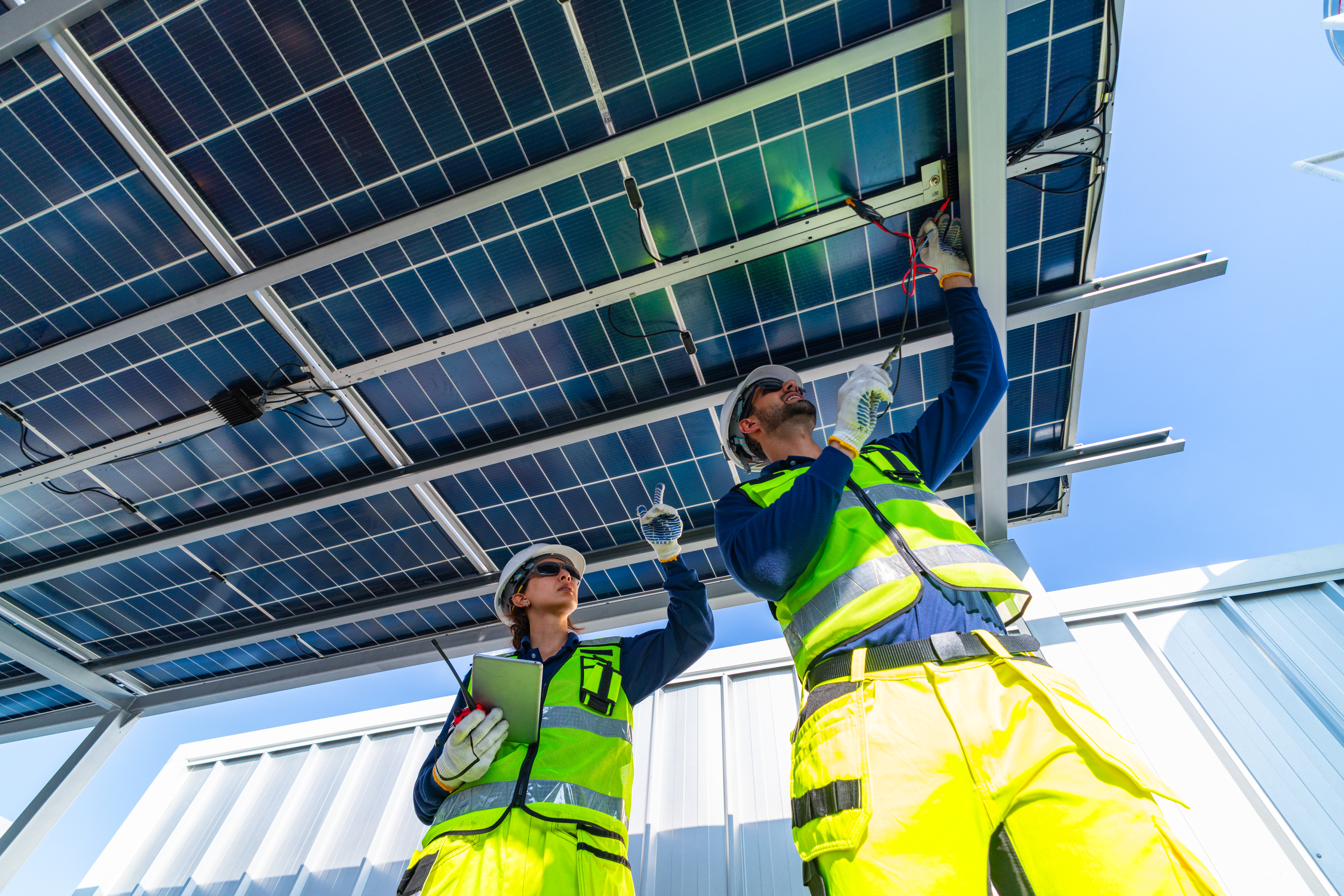Solar panel installation