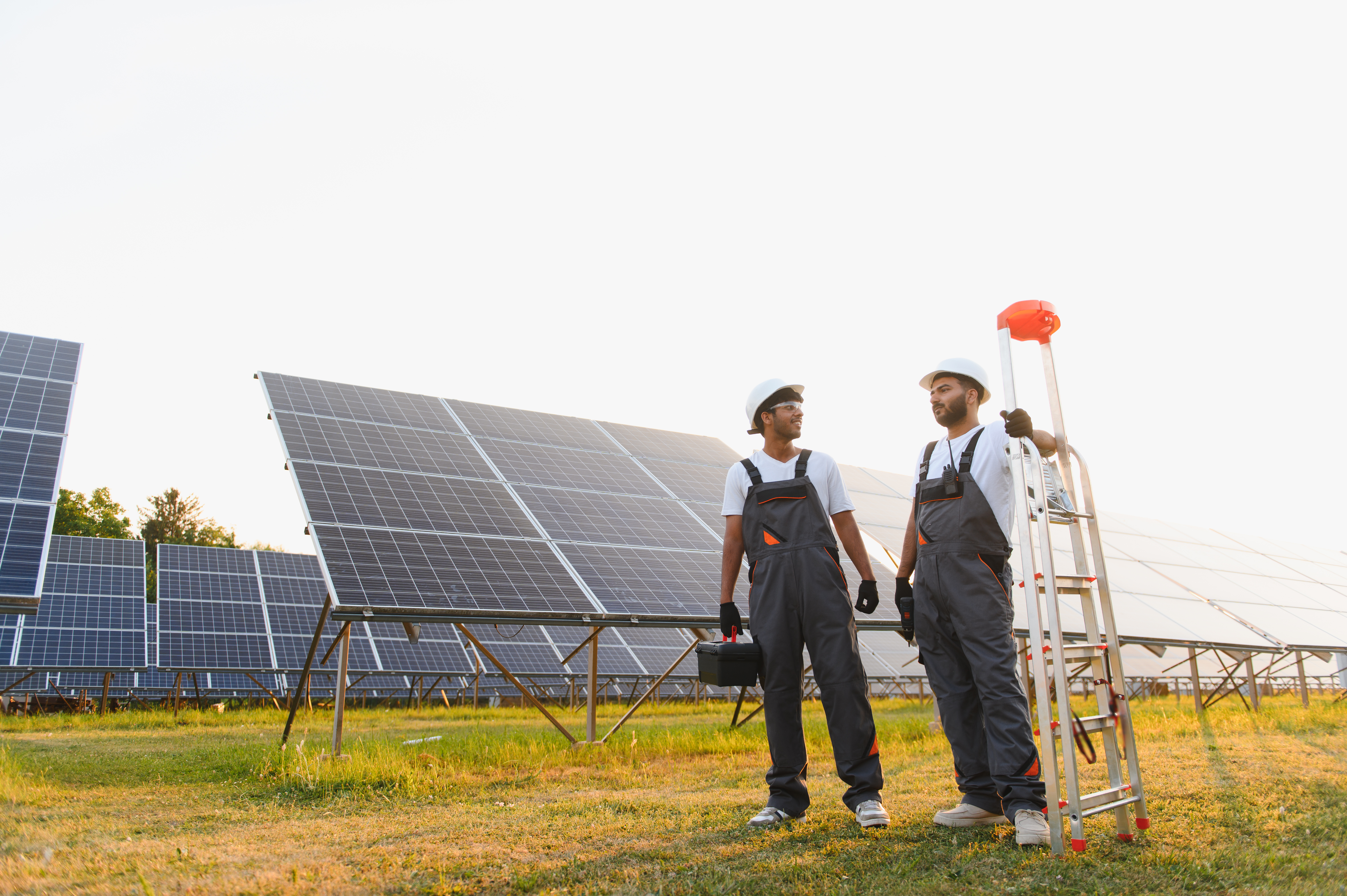 Work on a photovoltaic system