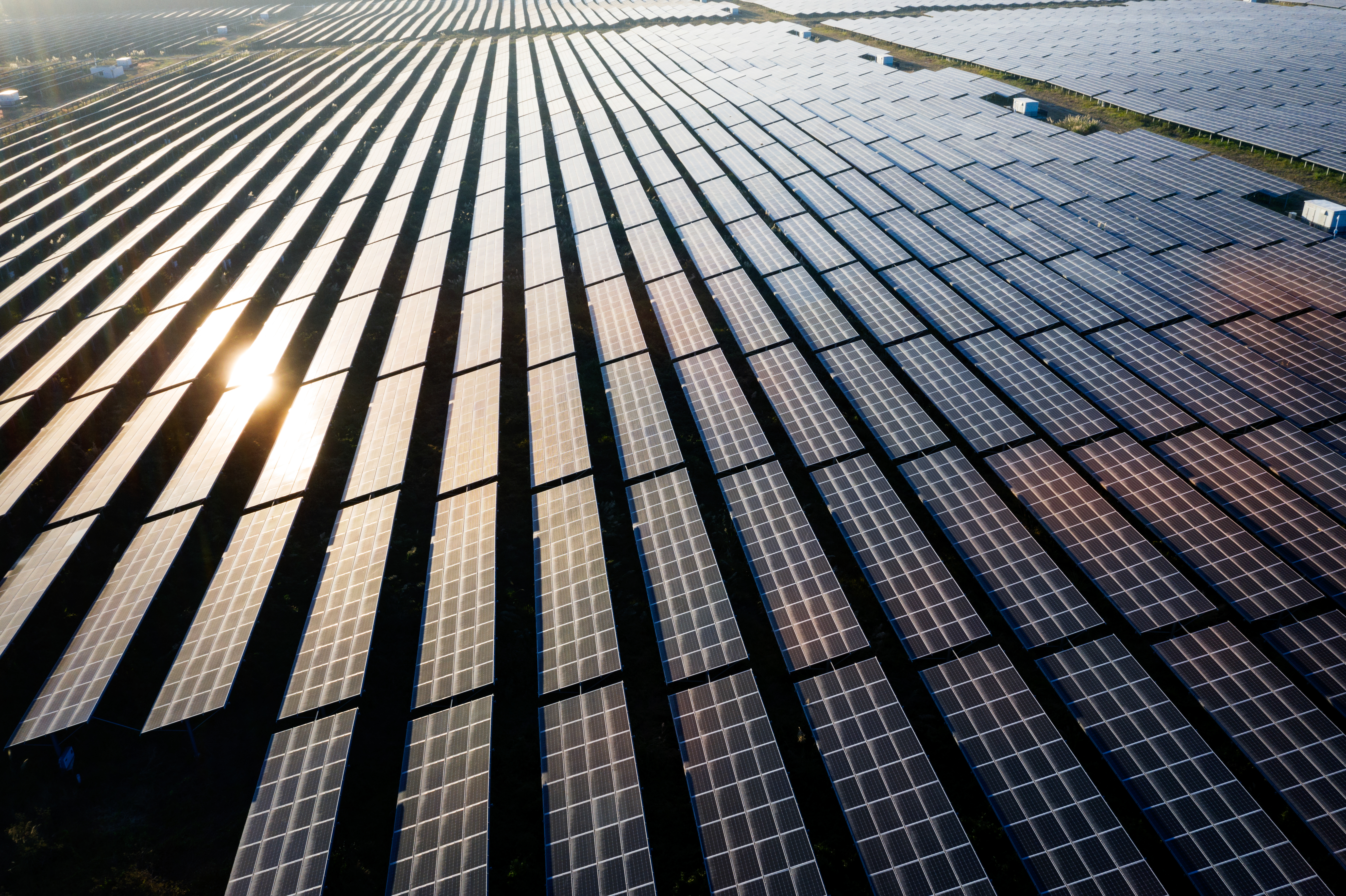 Completed photovoltaic installation